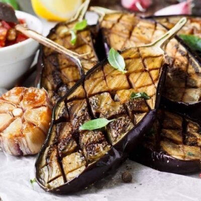 eggplant with garlic