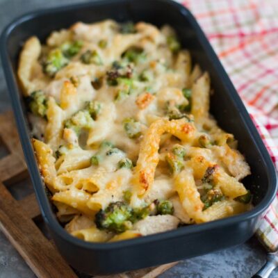 Penne with chicken al forno