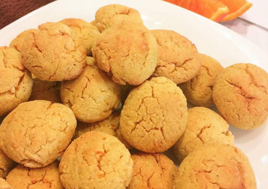 Gluten-free orange cookies