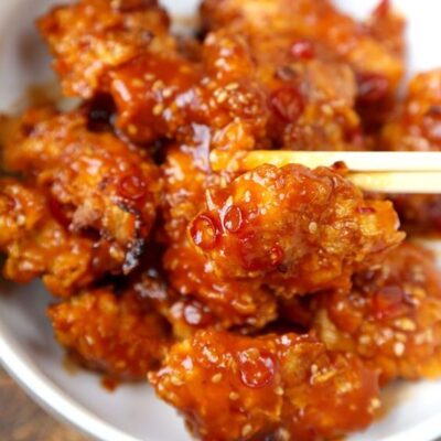 Chicken in plum sauce