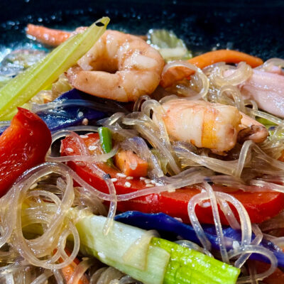 Glass Noodle Salad with Seafood