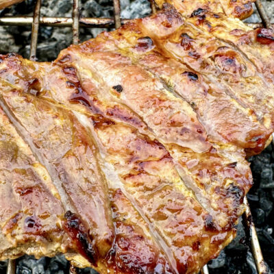 juicy grilled pork chops