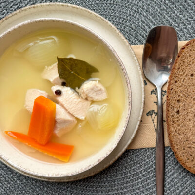 chicken breast broth