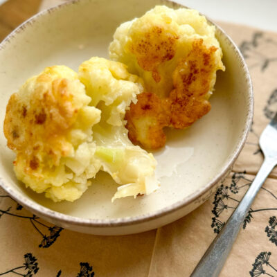 batter fried cauliflower