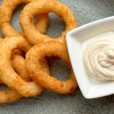 breaded onion rings