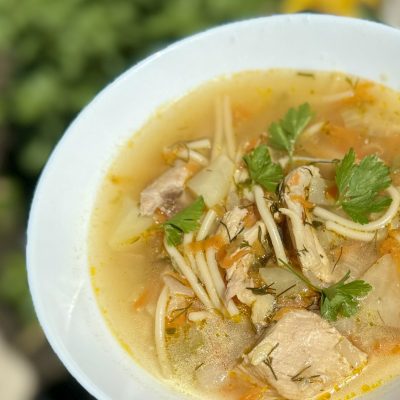 Quick chicken noodle soup recipe
